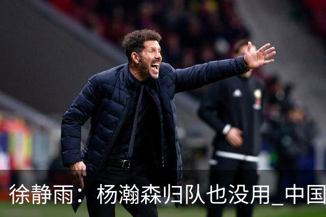 徐静雨：杨瀚森归队也没用 中国男篮跟日本已完全不是一个等级